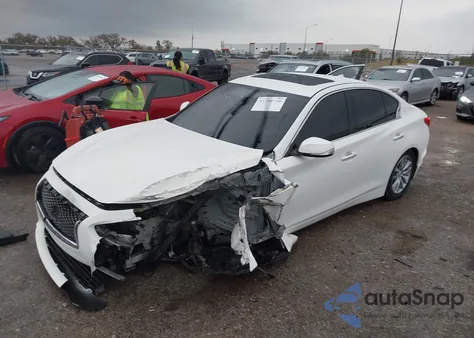 2015 Infiniti Q50 Premium from USA, damaged, VIN JN1BV7ARSFM397354